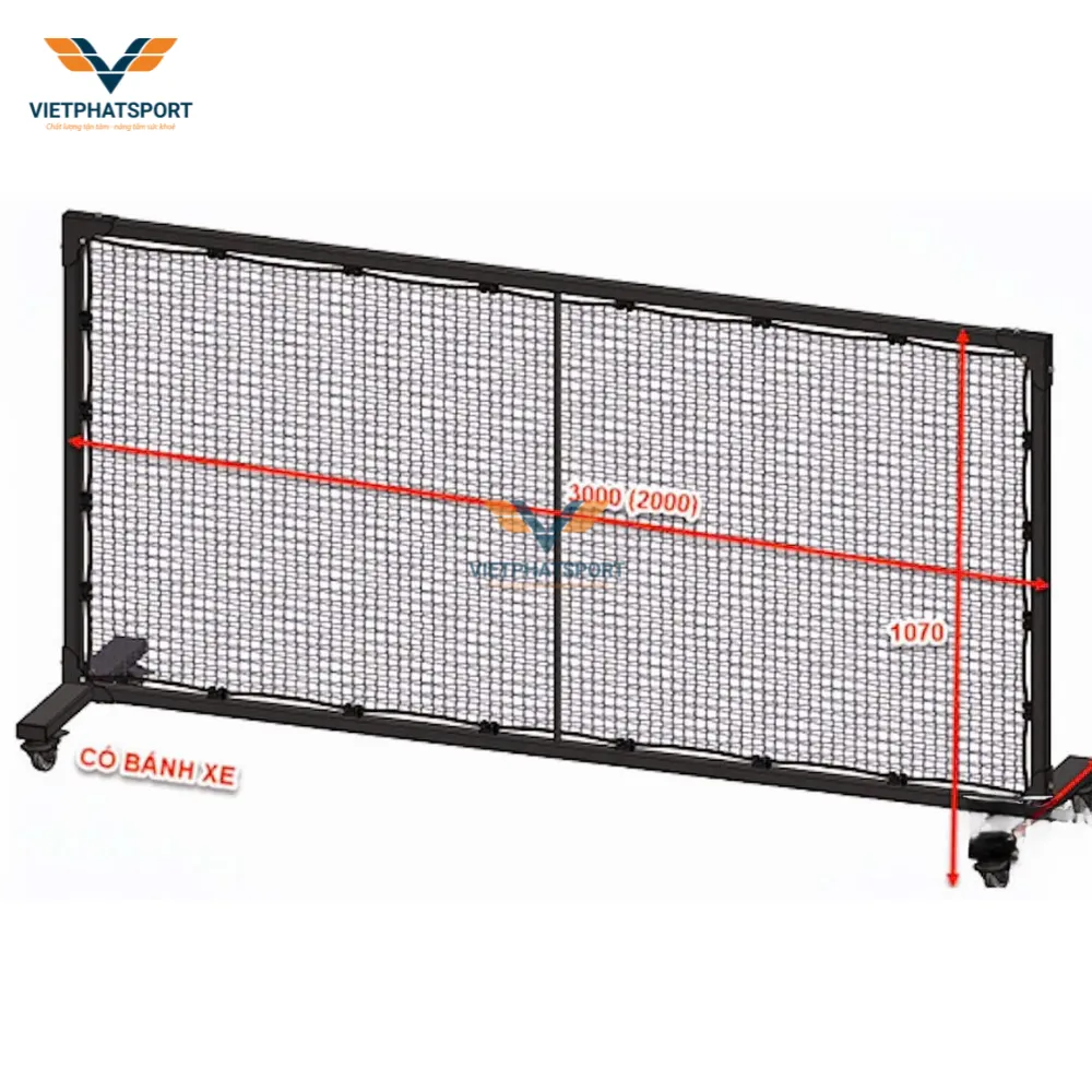 KHUNG LƯỚI CHẮN PICKLEBALL DI ĐỘNG 2, 3M