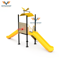 NHÀ CHÒI THANG LEO, 2 CẦU TRƯỢT, BÓNG RỔ NIK731146-4