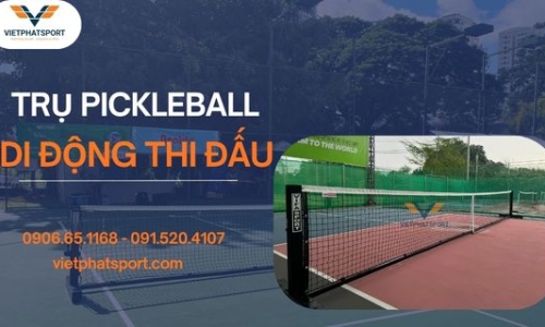 Trụ Pickleball Di Động Thi Đấu