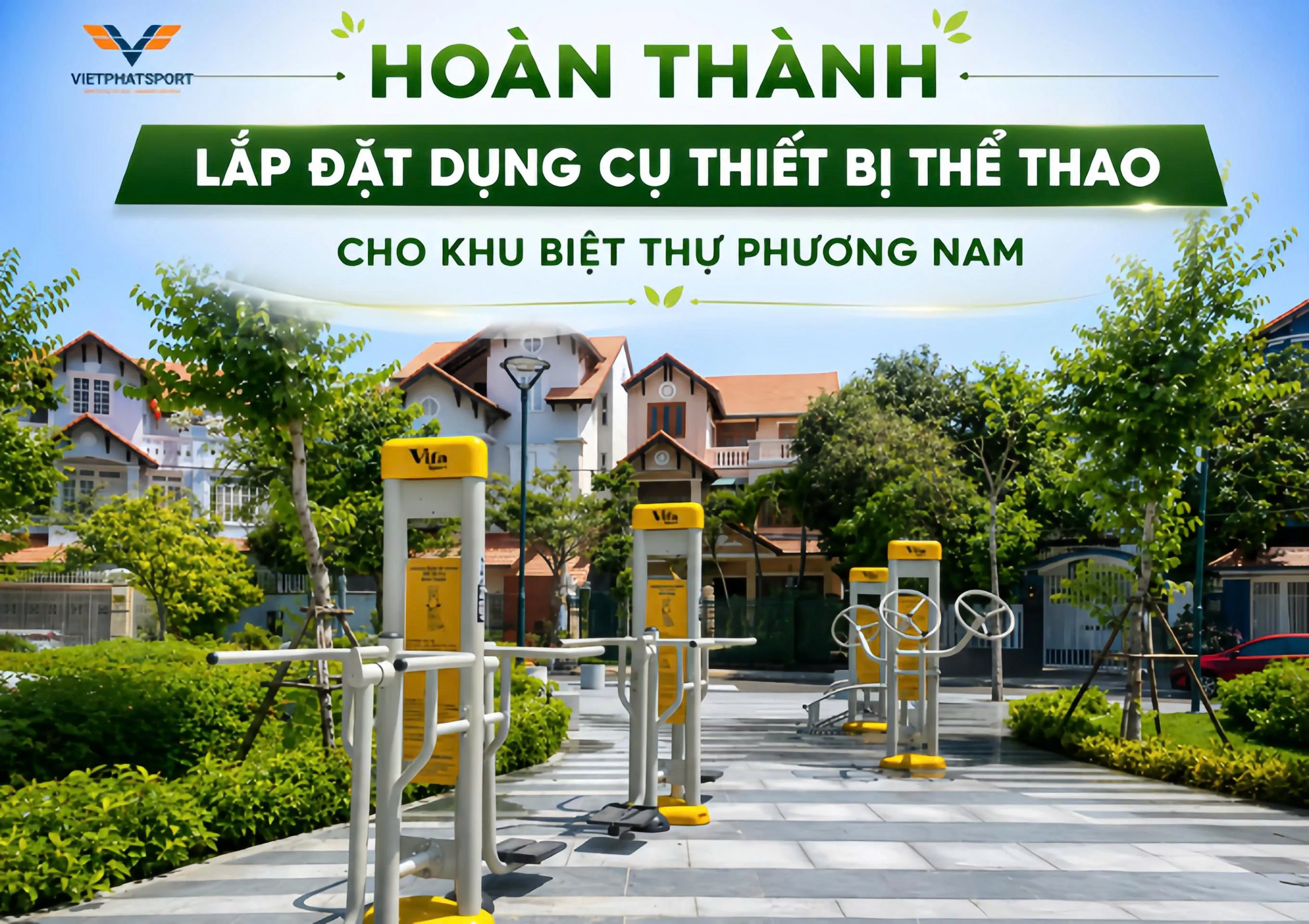 BIỆT THỰ PHƯƠNG NAM VŨNG TÀU LẮP ĐẶT MÁY TẬP CÔNG VIÊN