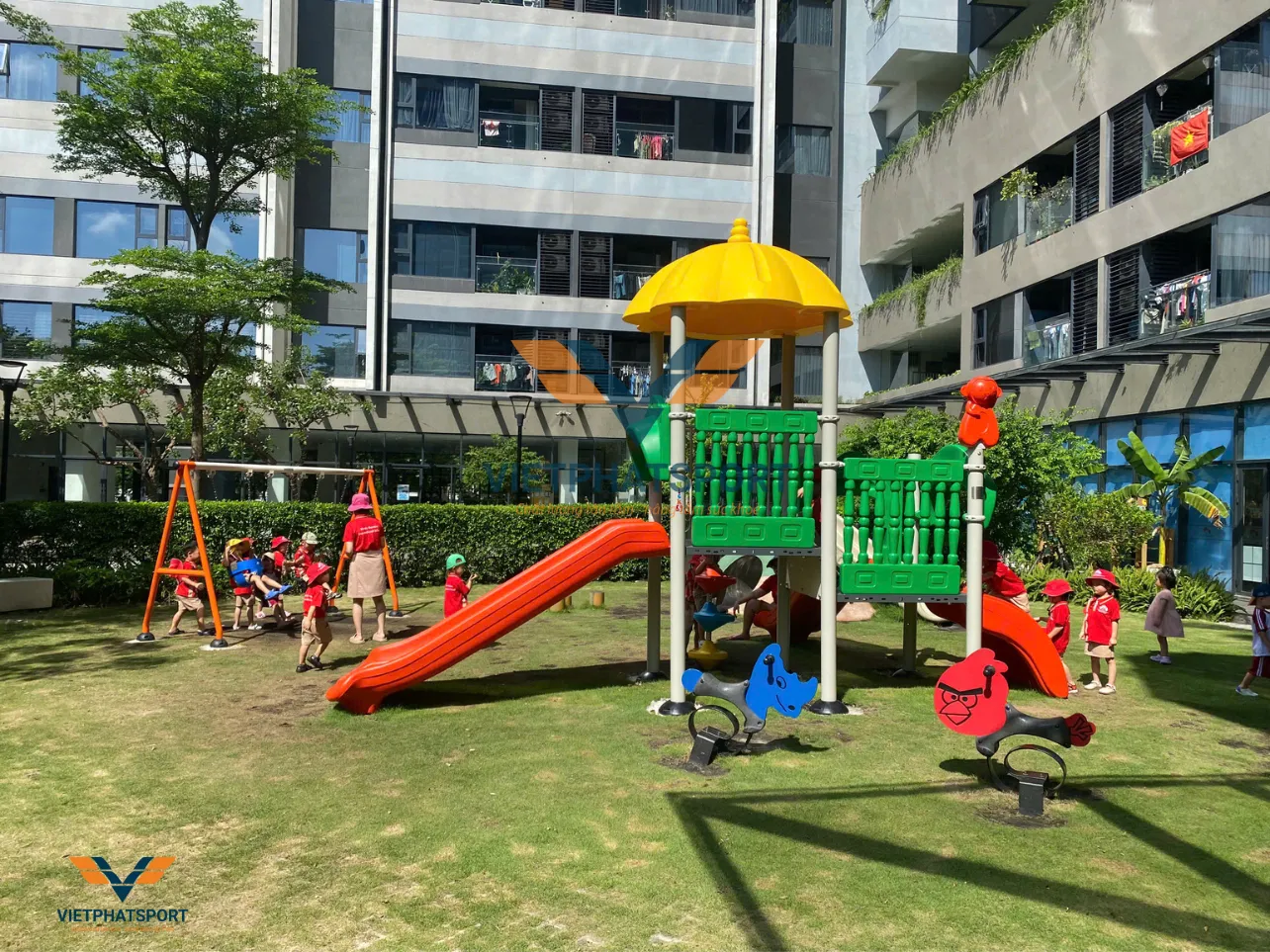 Lắp đặt cụm vận động liên hoàn tại Chung cư Kingdom 101, Quận 10, TP. HCM