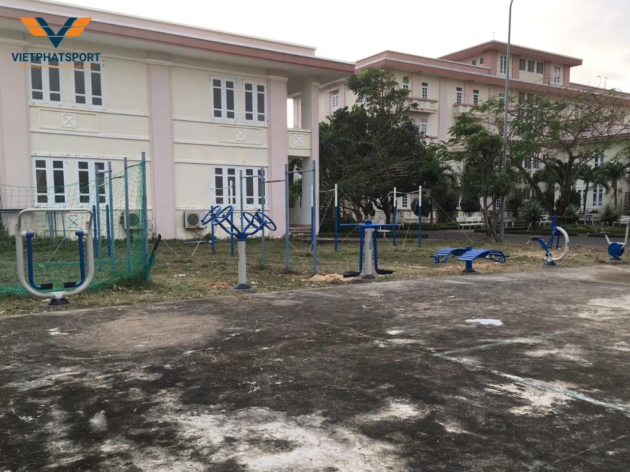 Lắp Đặt Thiết Bị Thể Thao Ngoài Trời Tại Công An Tỉnh Phú Yên