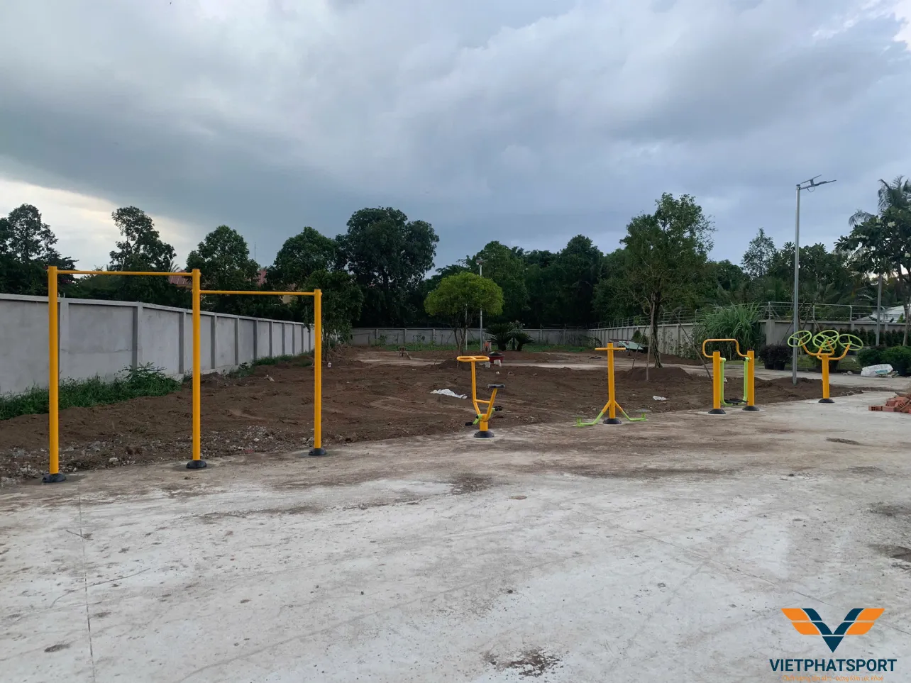Máy tập ngoài trời cho biệt thự gia đình Anh Dự Tây Ninh