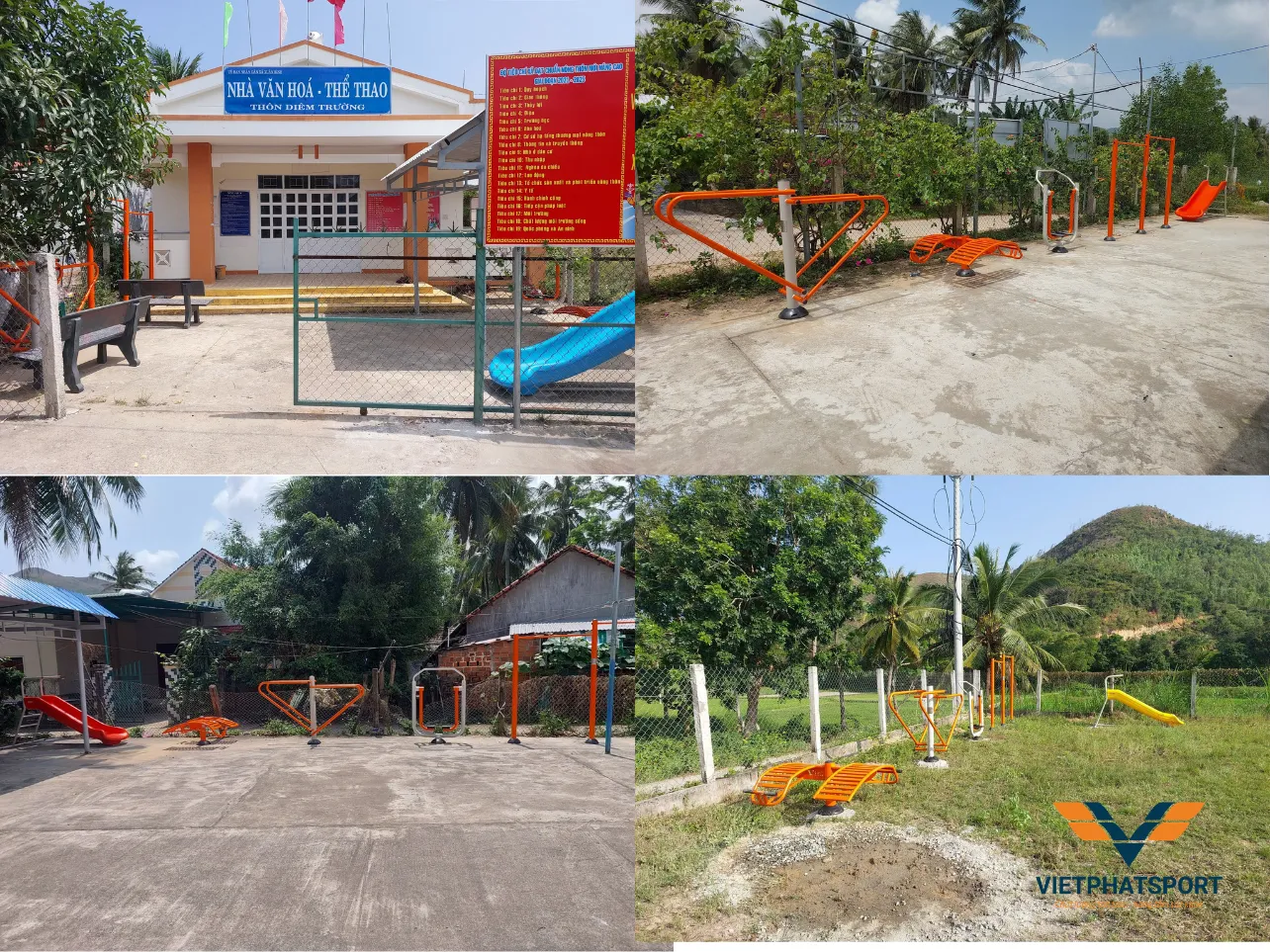 Phú Yên: Xã Xuân Bình lắp đặt thiết bị thể dục thể thao cho 4 thôn