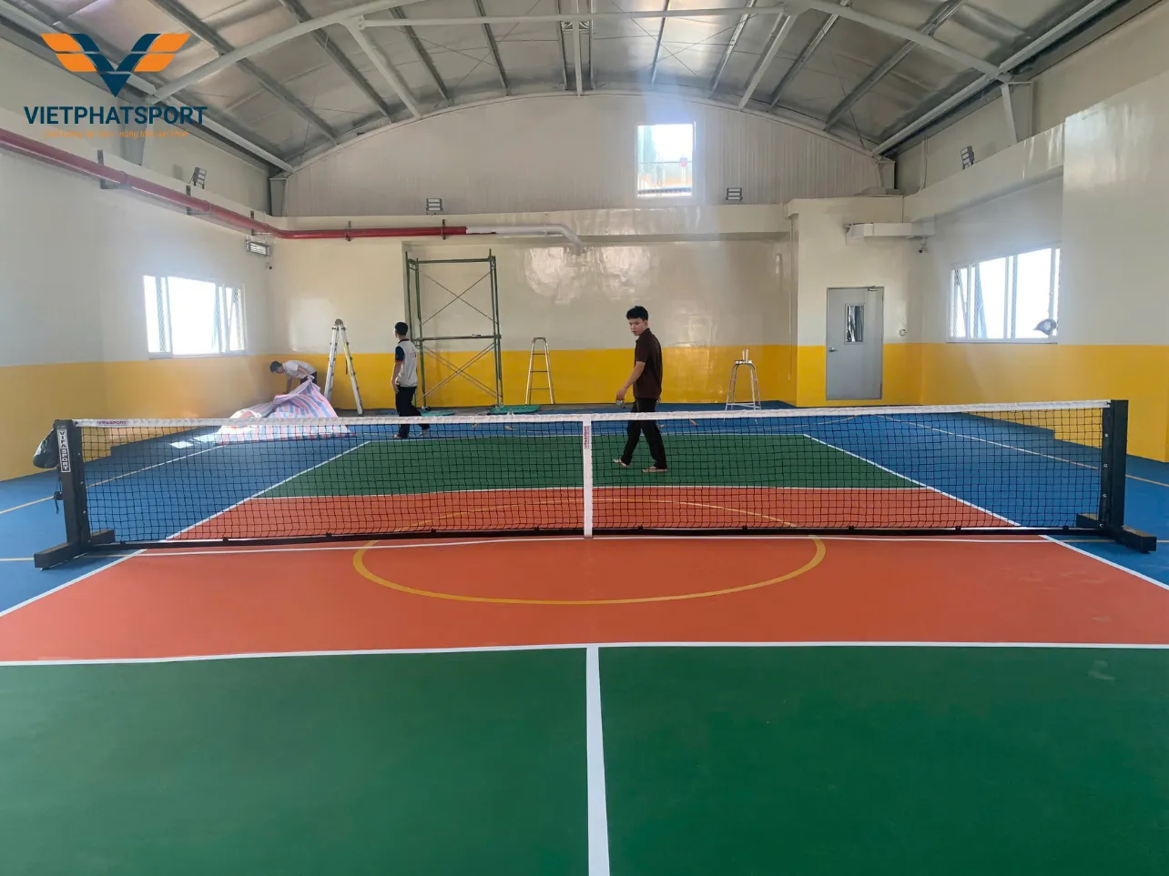 Trụ Lưới Pickleball Tại Trường ĐH Kinh Tế - Tài Chính TP.HCM