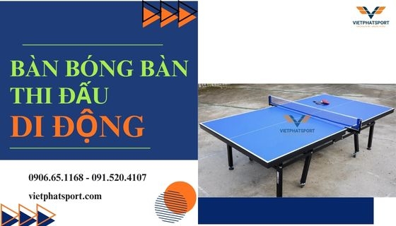 Bàn Bóng Bàn Thi Đấu Di Động