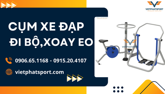 Cụm Xe Đạp, Đi Bộ, Xoay Eo