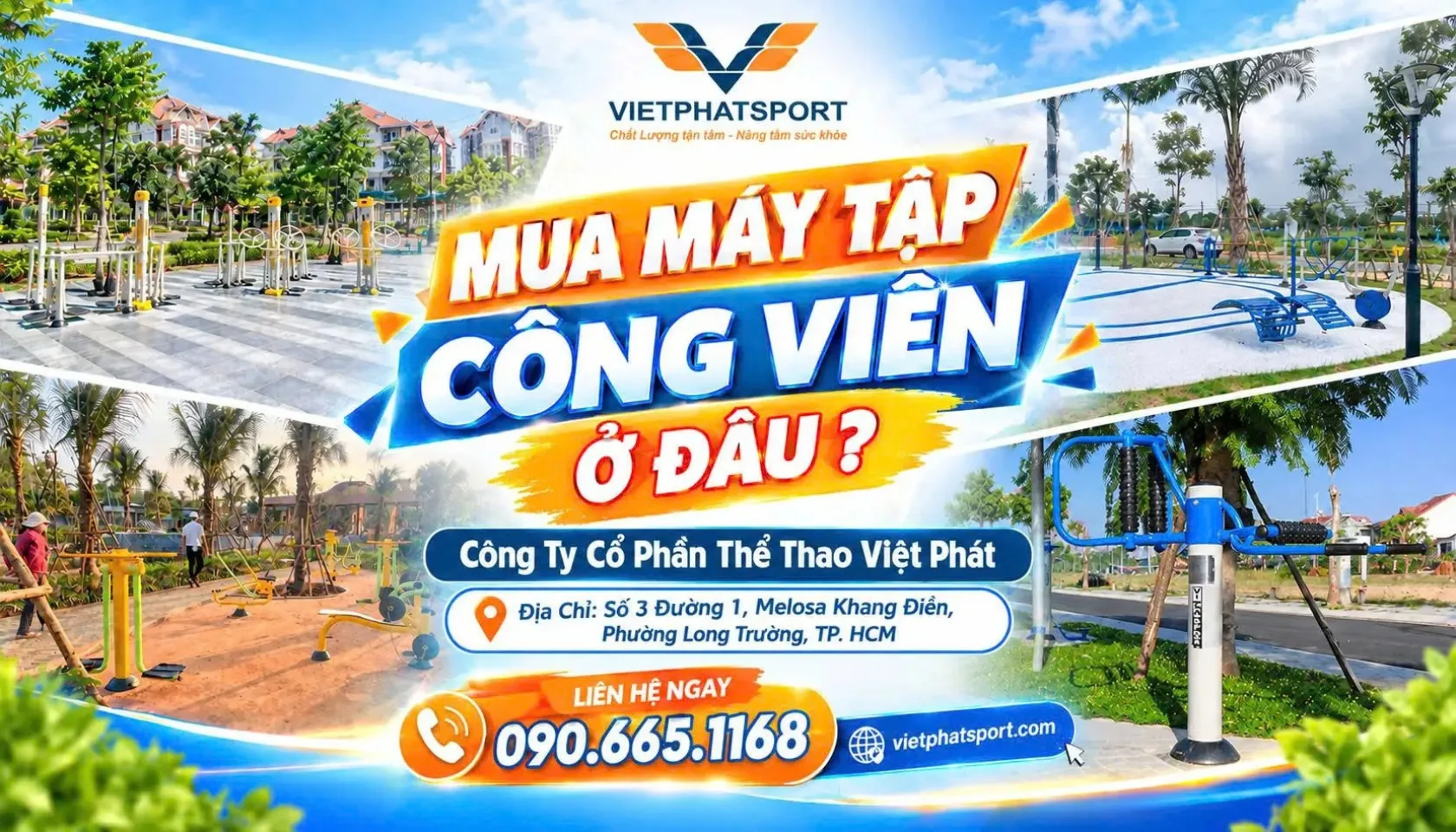 Địa Chỉ Mua Máy Tập Công Viên Uy Tín?