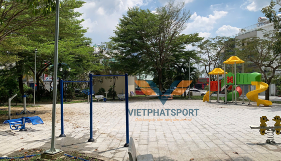 Lắp đặt dụng cụ ngoài trời cho Khu dân cư 2HA, Bình Chánh, TP. HCM