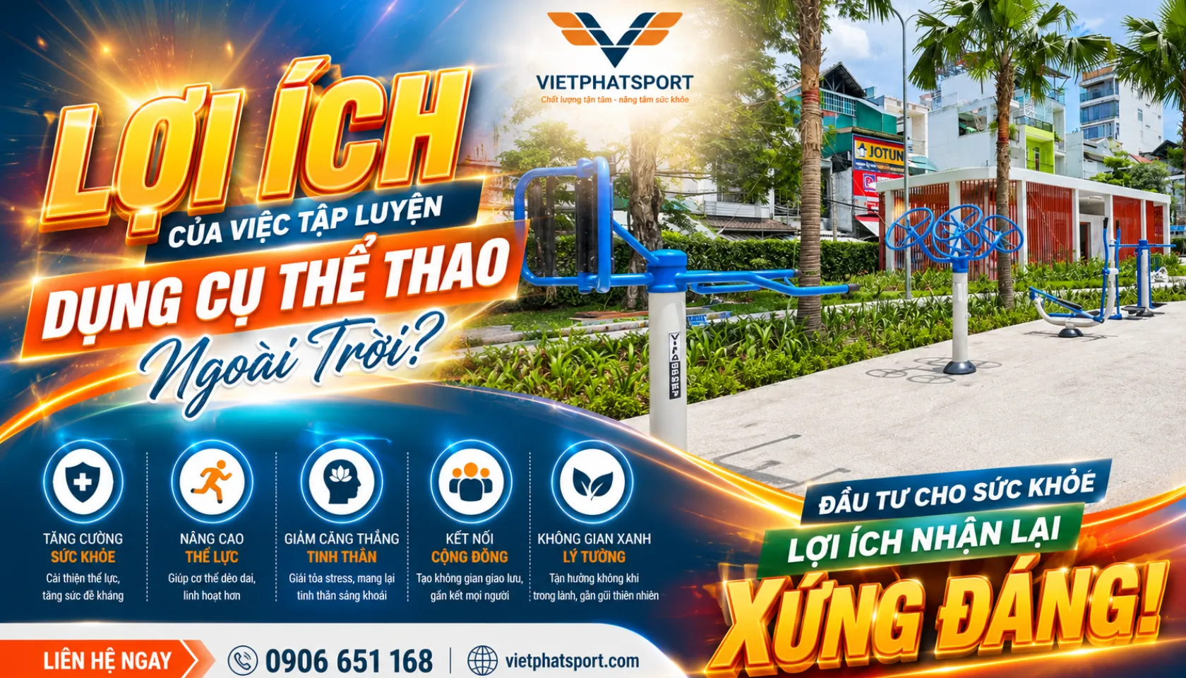 Lợi Ích Của Việc Tập Luyện Dụng Cụ Thể Thao Ngoài Trời?