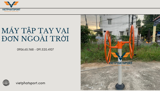 Máy Tập Tay Vai Đơn Ngoài Trời