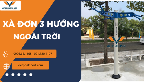 Máy Xà Đơn 3 Hướng Ngoài Trời
