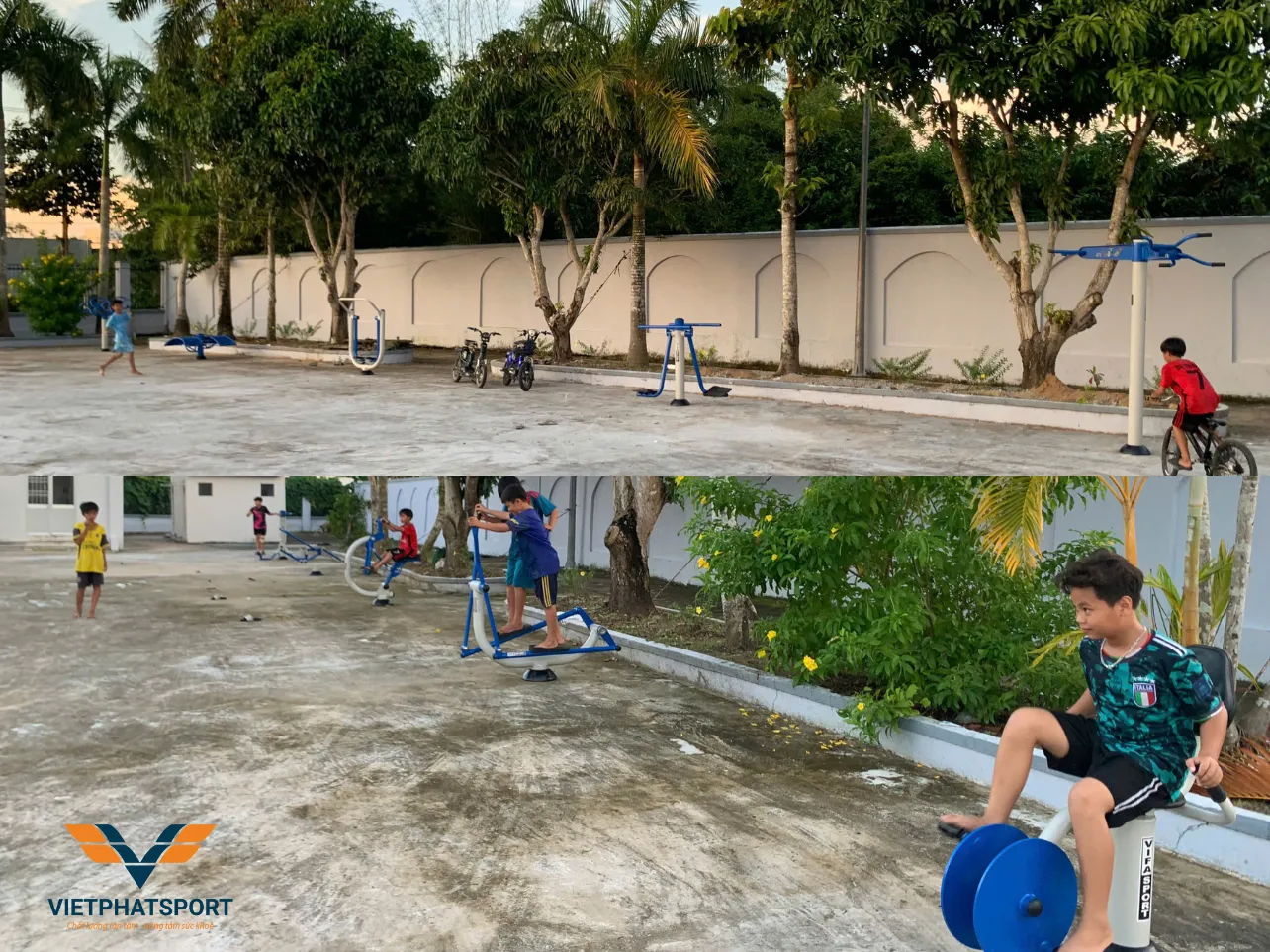Phú Vĩnh Tây, Bạc Liêu Hoàn Thiện Tiêu Chí Nông Thôn Mới Với Dụng Cụ Thể Thao Ngoài Trời