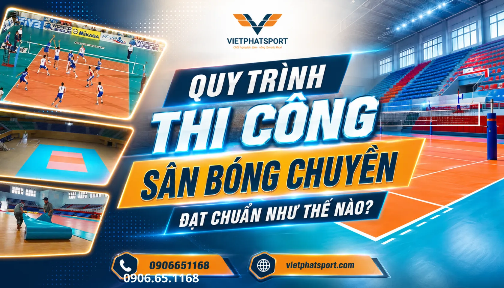 Quy Trình Thi Công Sân Bóng Chuyền Đạt Chuẩn Như Thế Nào?