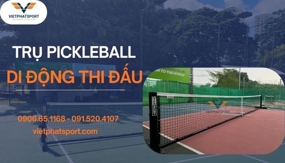 Trụ Pickleball Di Động Thi Đấu