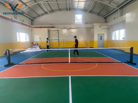 Trụ Lưới Pickleball Tại Trường ĐH Kinh Tế - Tài Chính TP.HCM
