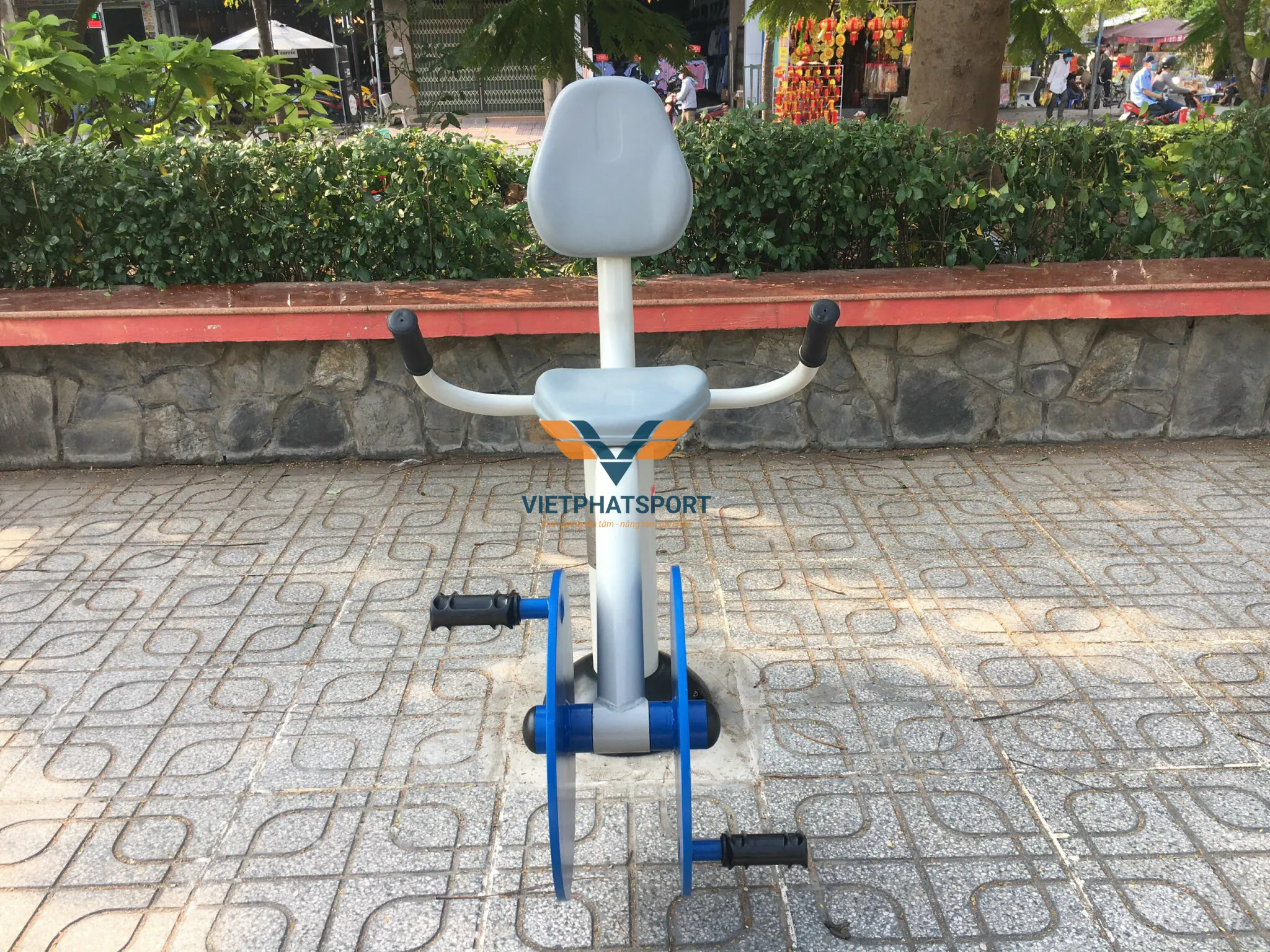 Máy Đạp Xe Tựa Lưng Ngoài Trời 