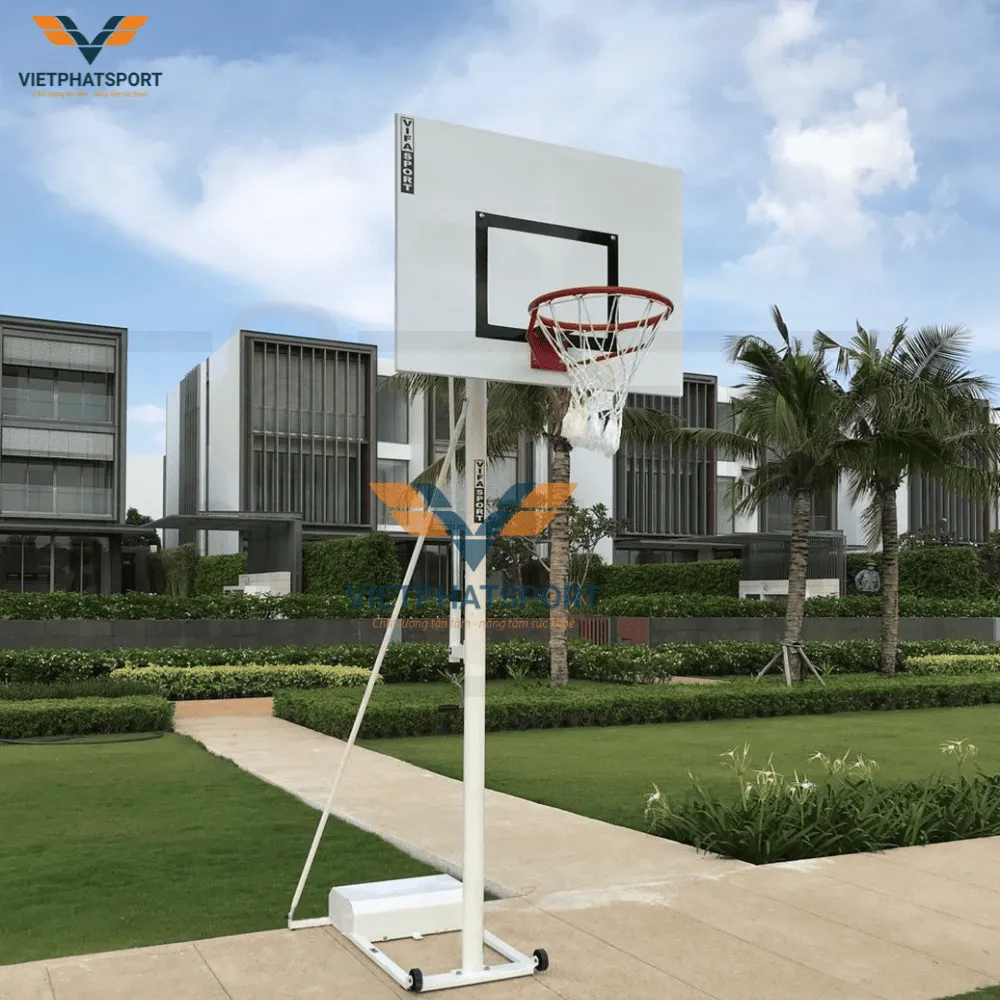 Trụ Bóng Rổ Di Động Học Đường 