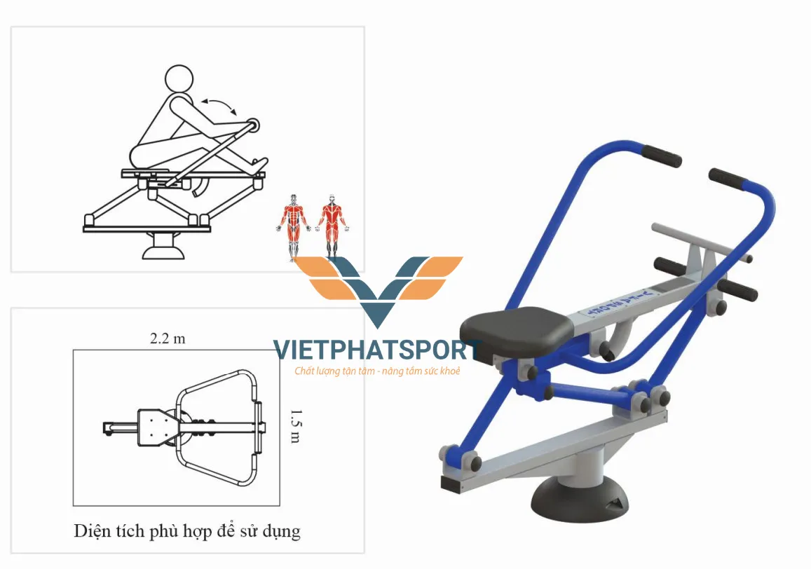 Máy Chèo Thuyền Ngoài Trời 