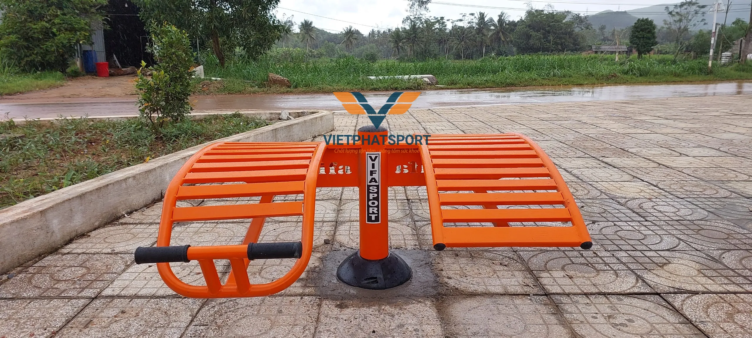 Máy Tập Lưng Bụng Ngoài Trời 