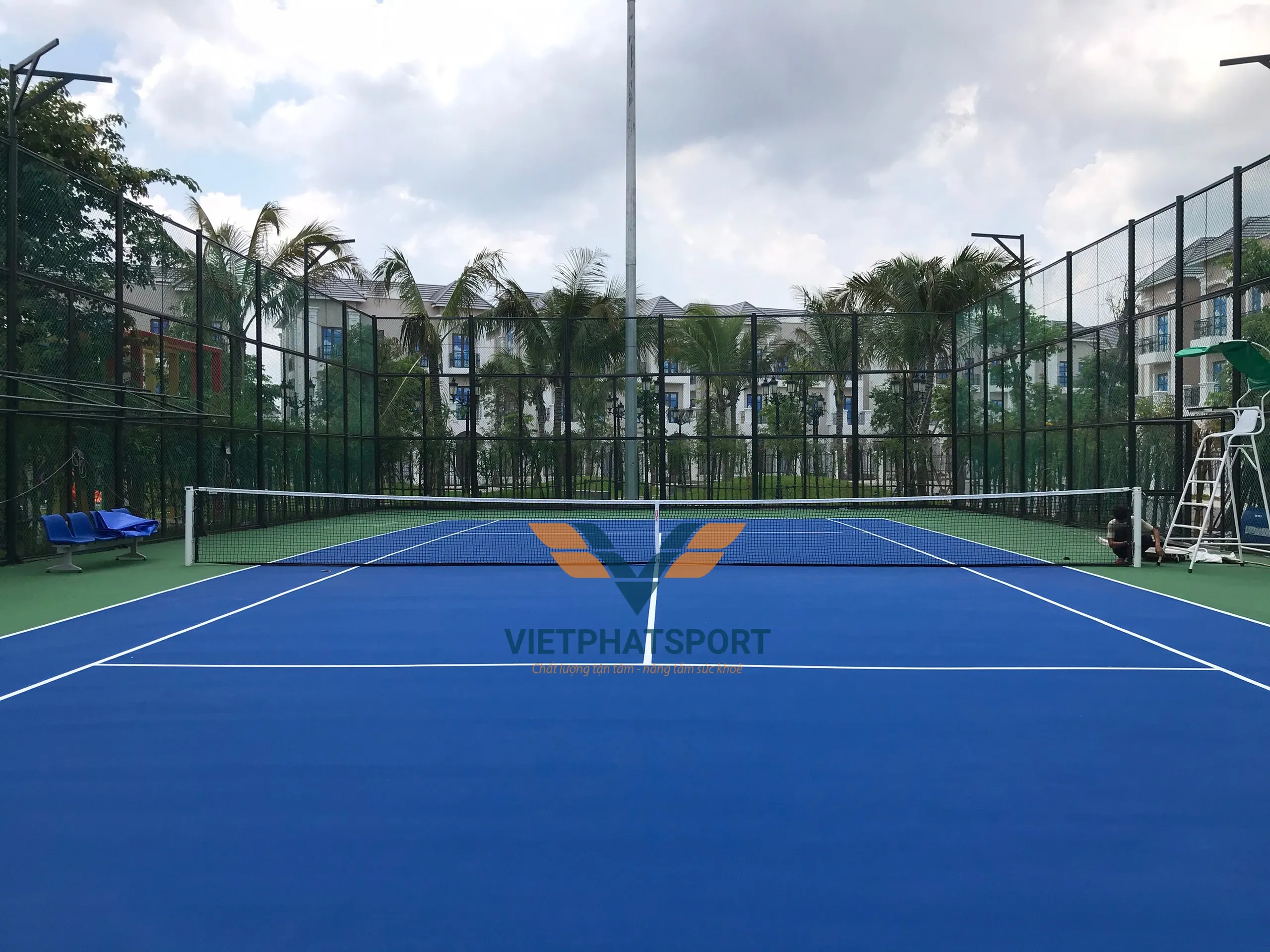 Trụ Tennis Thi Đấu Cố Định