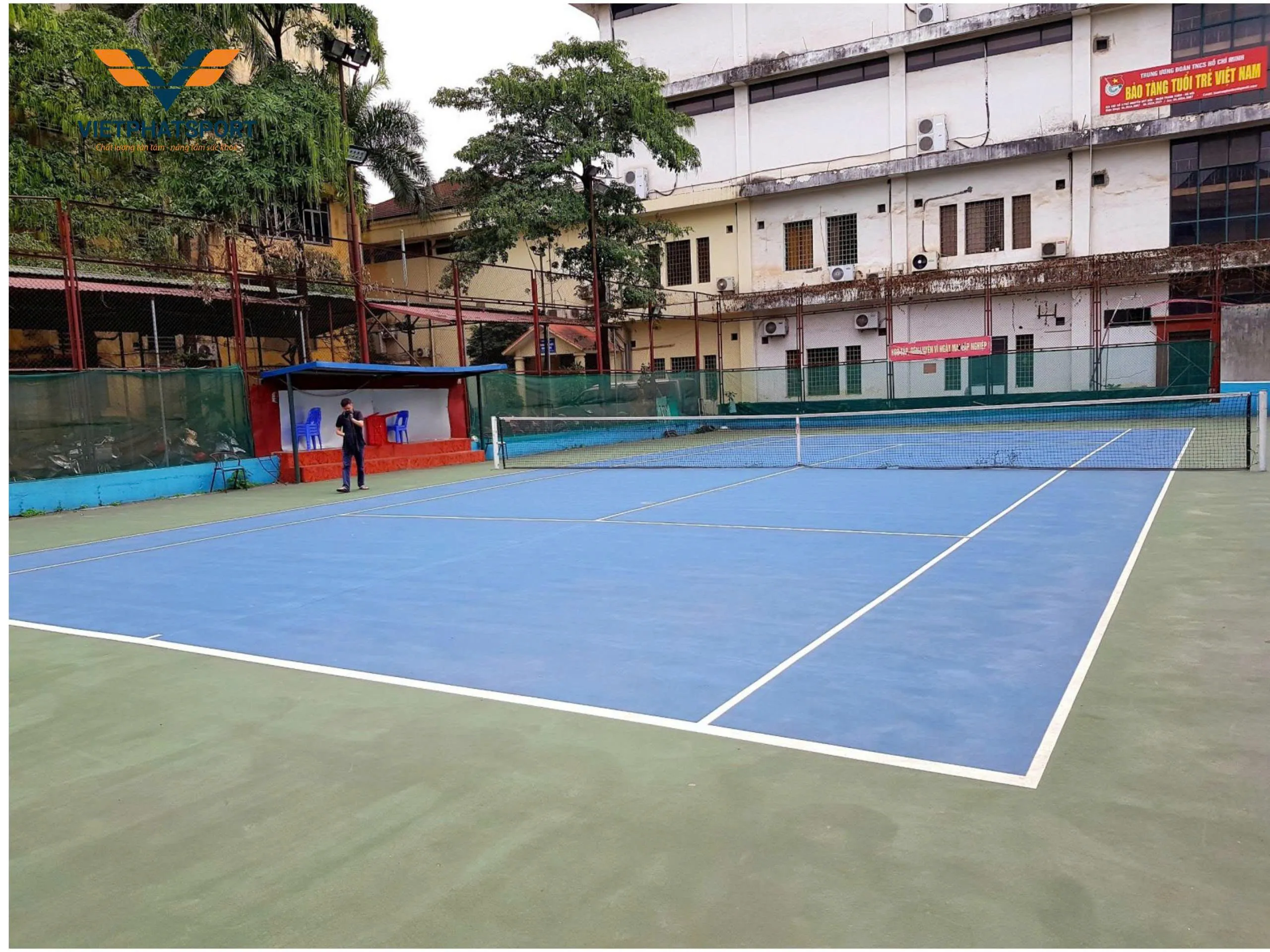 Chi Phí Thi Công Sân Tennis Bao Nhiêu Tiền?