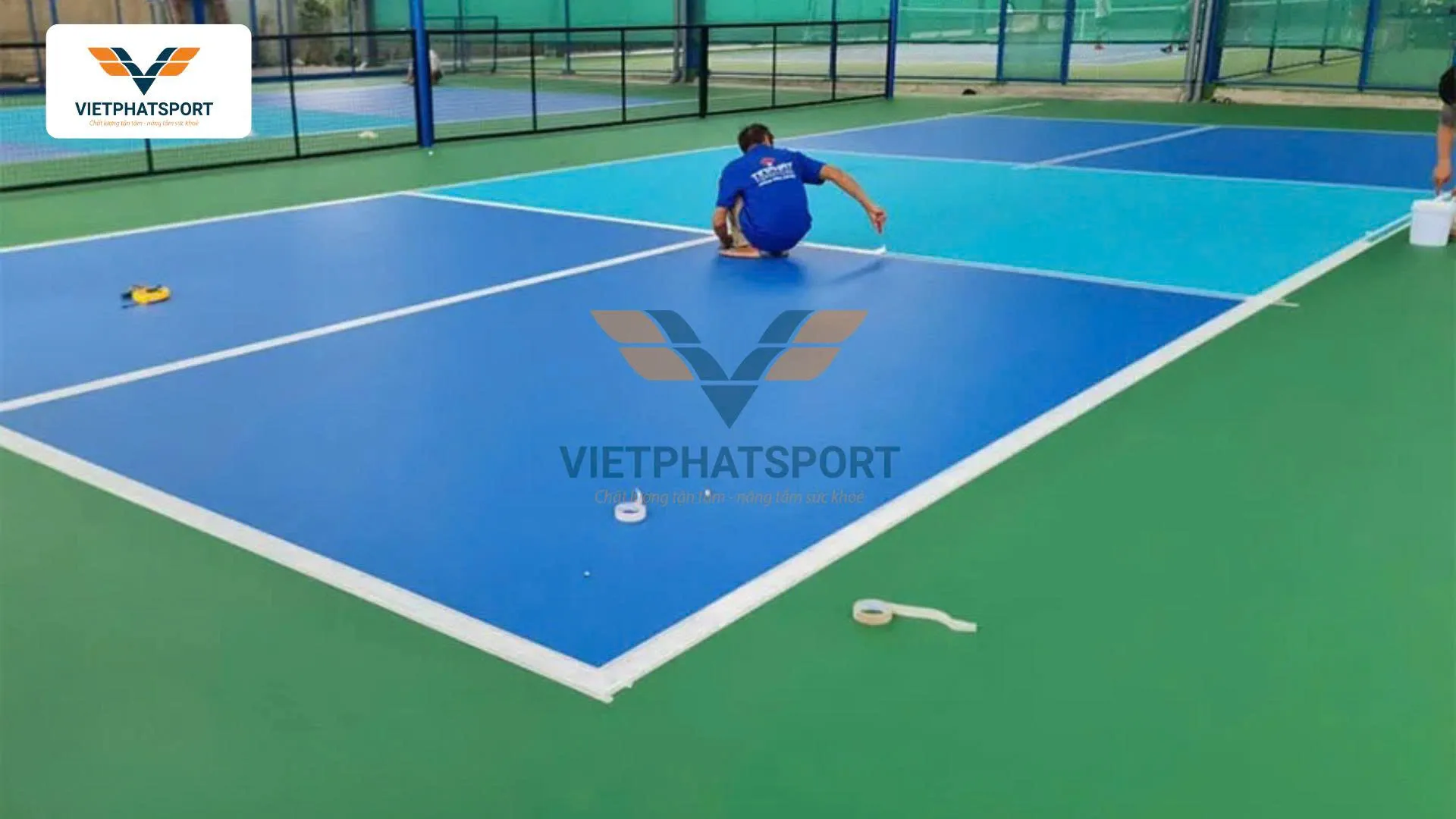 Thi Công Sân Pickleball Đạt Chuẩn