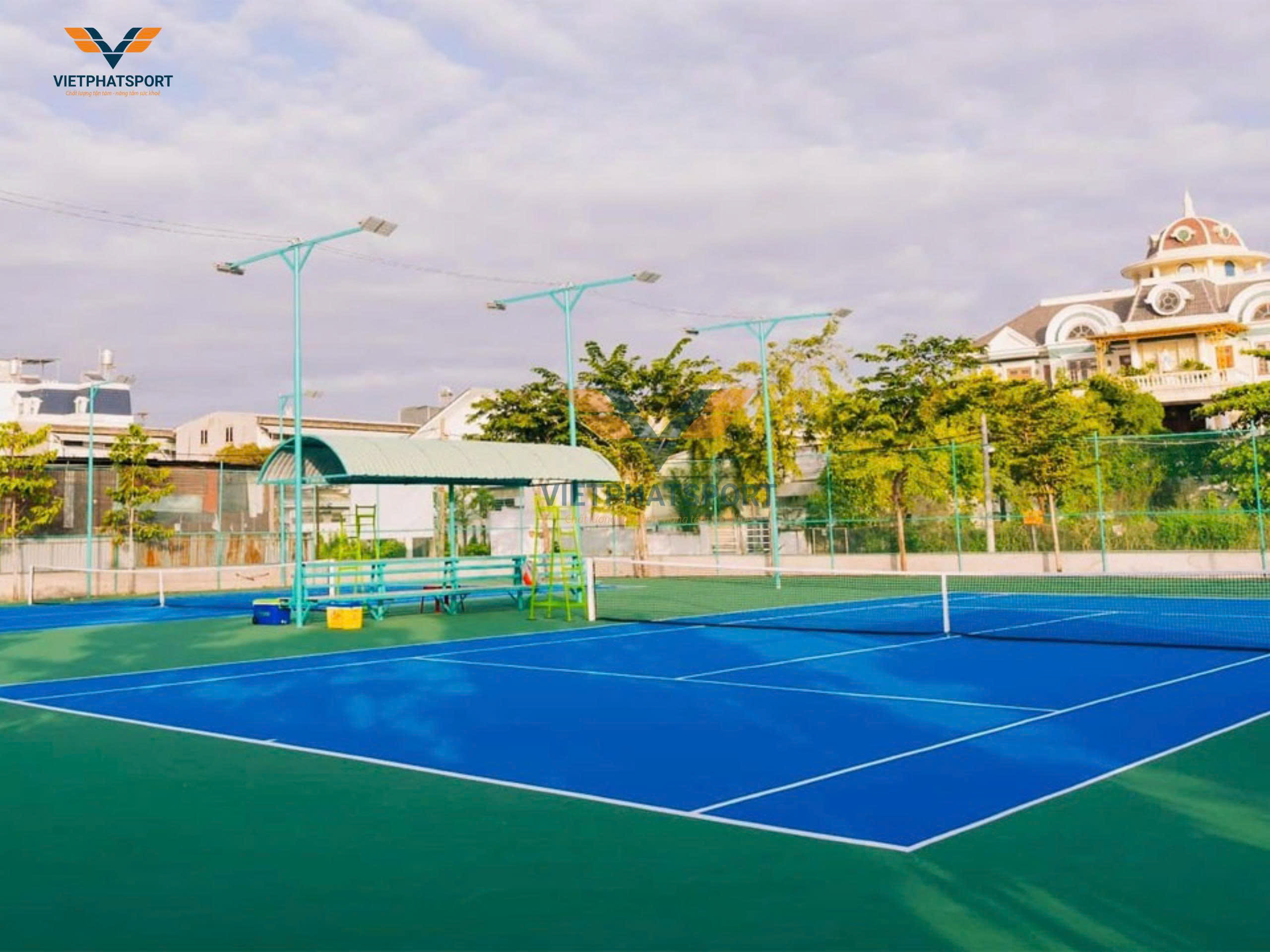 Thi Công Sân Tennis Đạt Chuẩn 