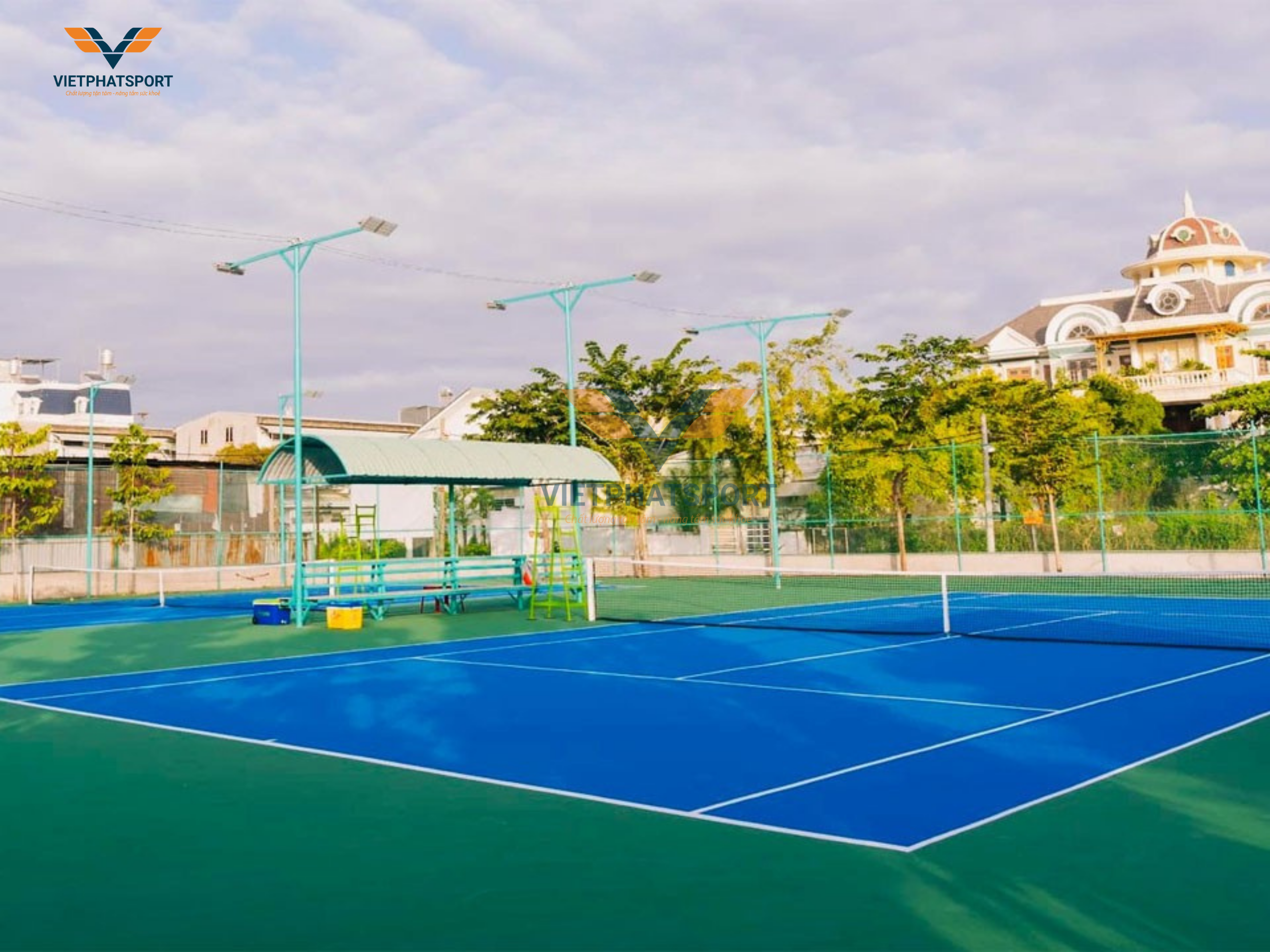 Thi Công Sân Tennis Đạt Chuẩn 