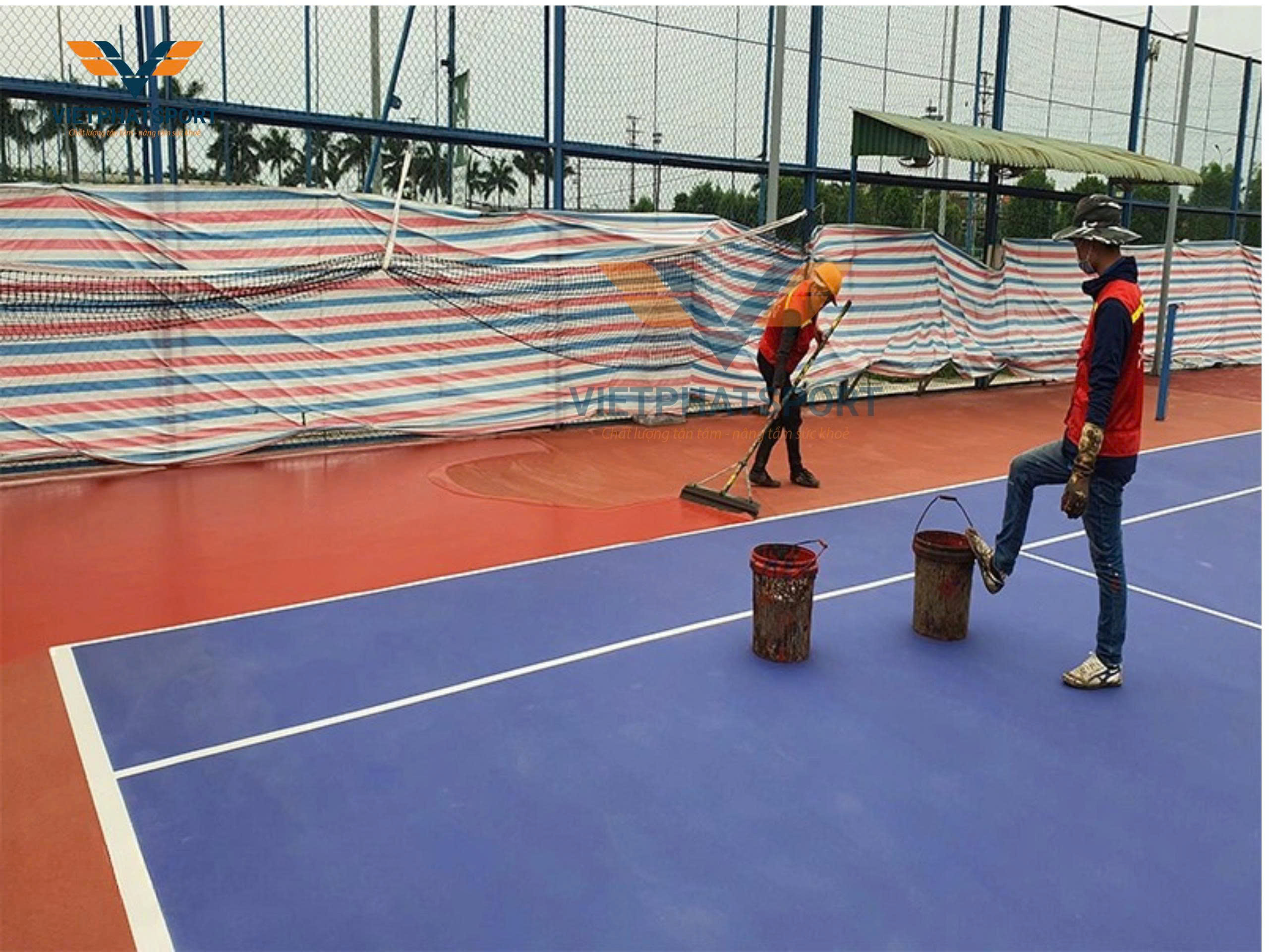 Thi Công Sân Tennis Đạt Chuẩn 