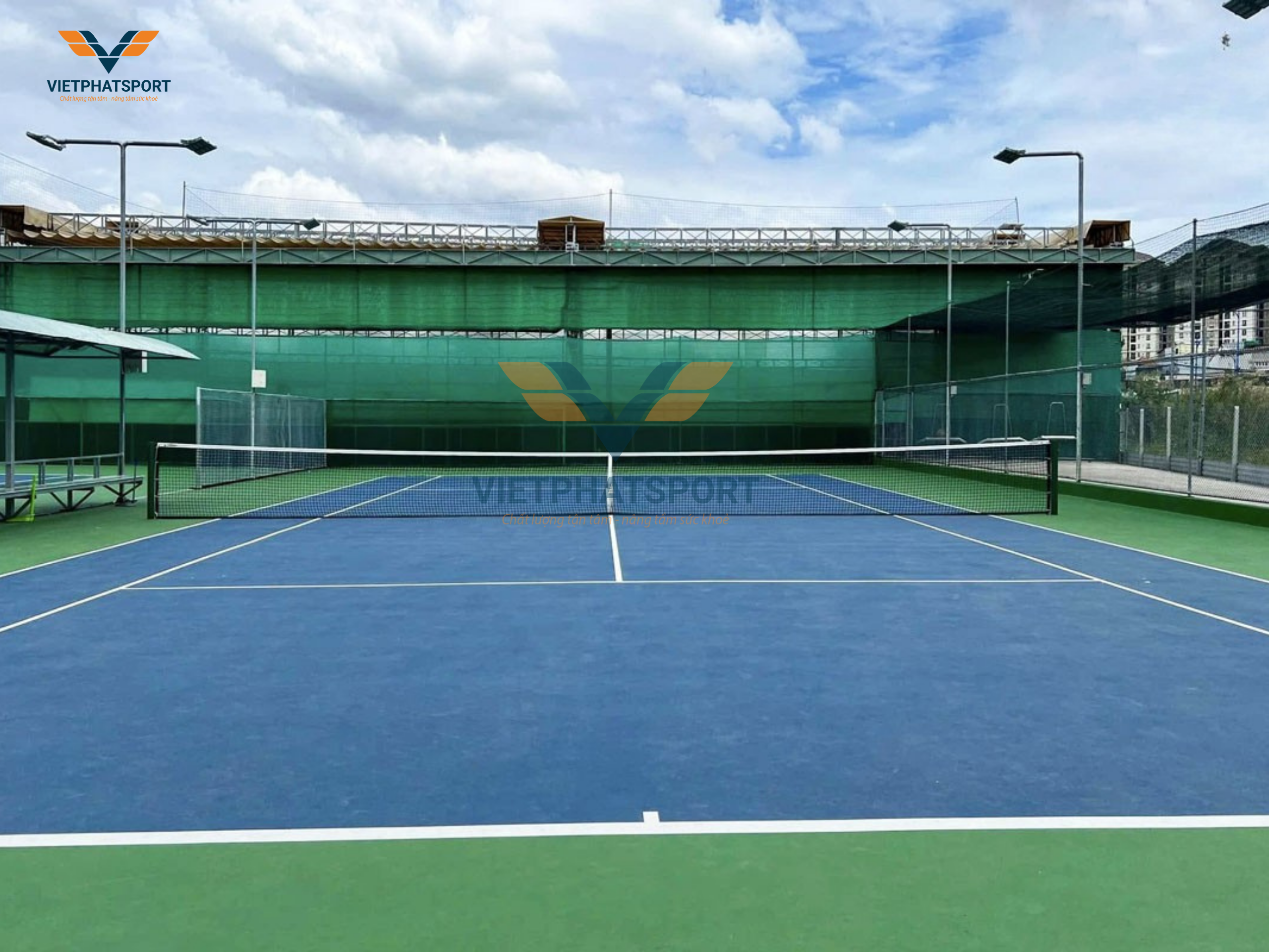 Thi Công Sân Tennis Đạt Chuẩn 