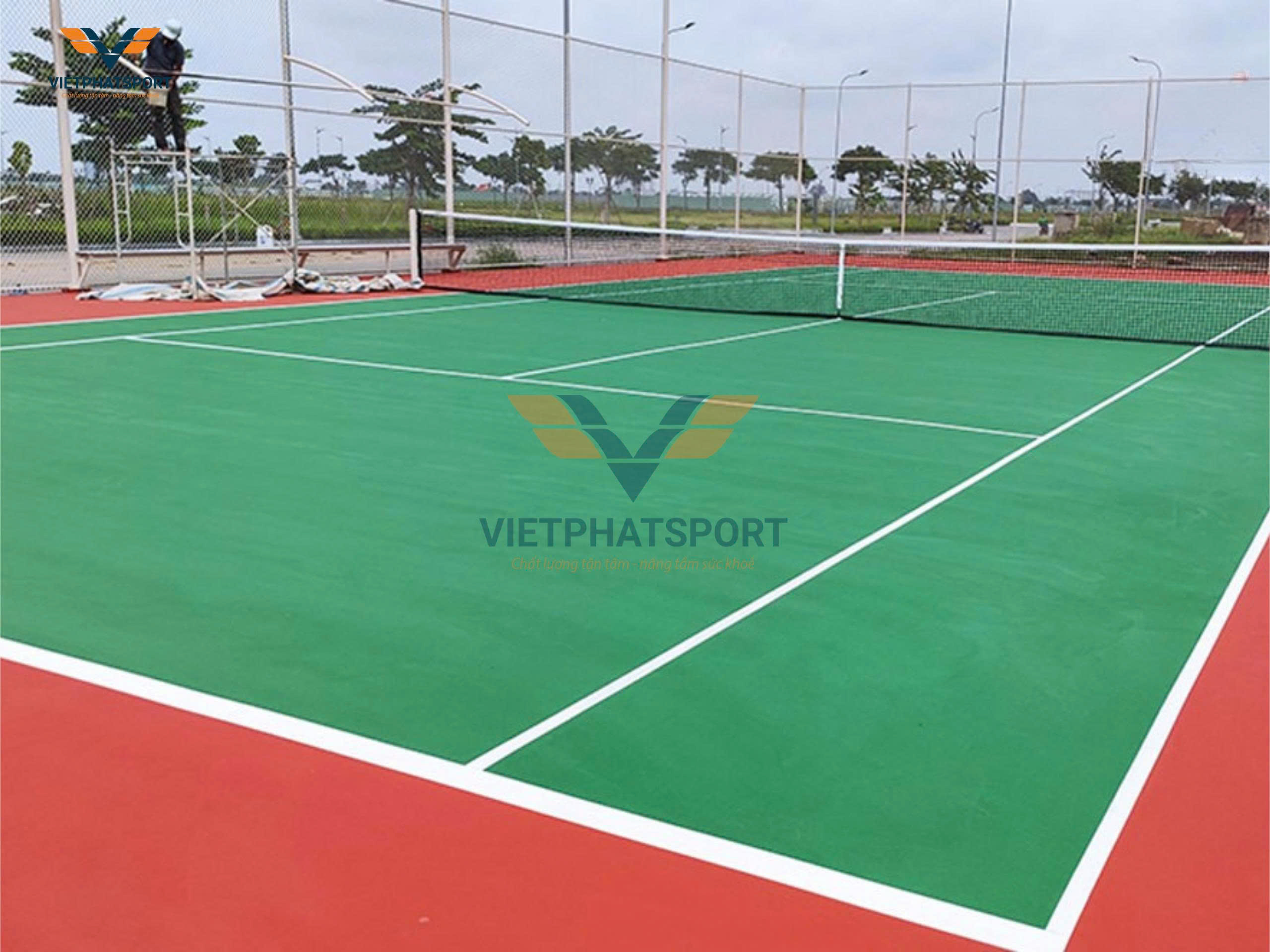 Thi Công Sân Tennis Đạt Chuẩn 