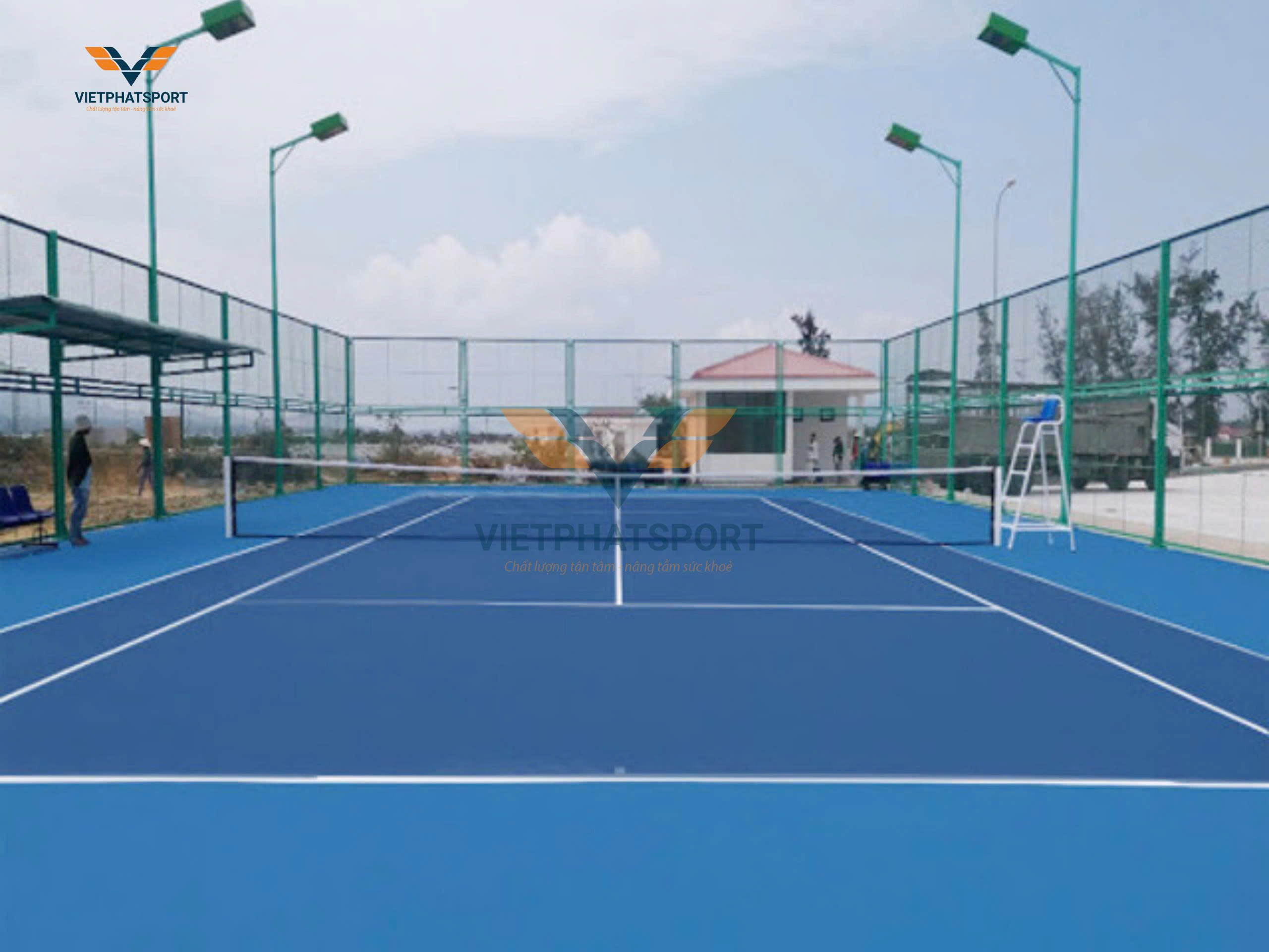 Thi Công Sân Tennis Đạt Chuẩn 