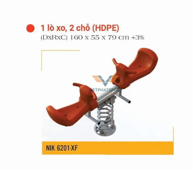 BẬP BÊNH 2 CHỖ NIK6201XF