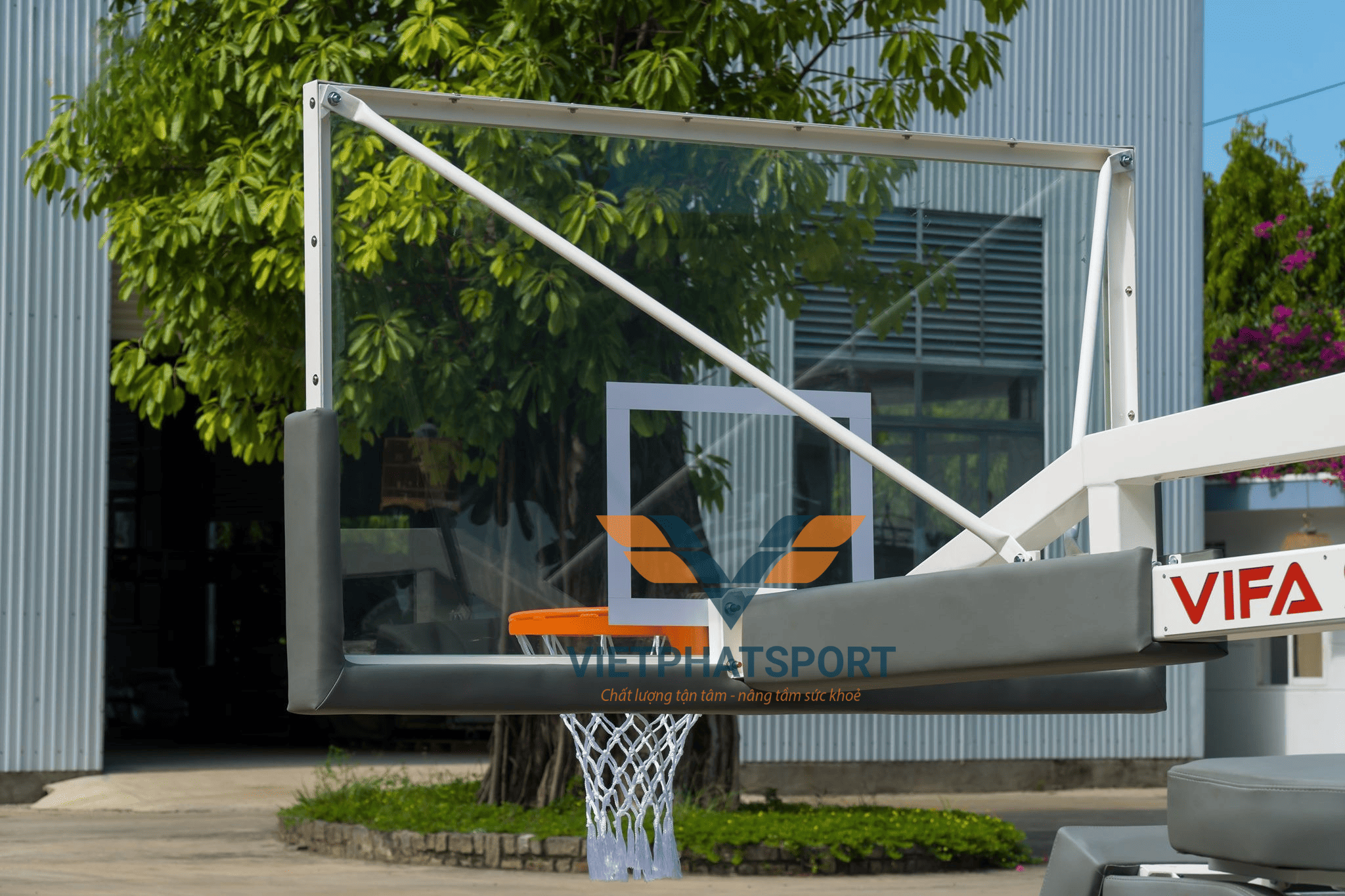 BẢNG RỔ BẰNG KÍNH TRONG SUỐT