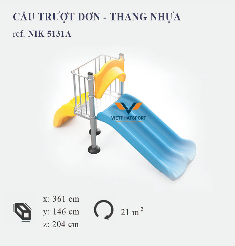 CẦU TUỘT ĐÔI, THANG NHỰA NIK5231A