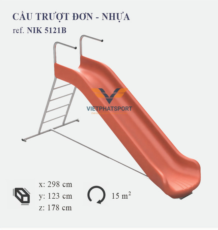 CẦU TRƯỢT ĐƠN - NHỰA NIK5121B