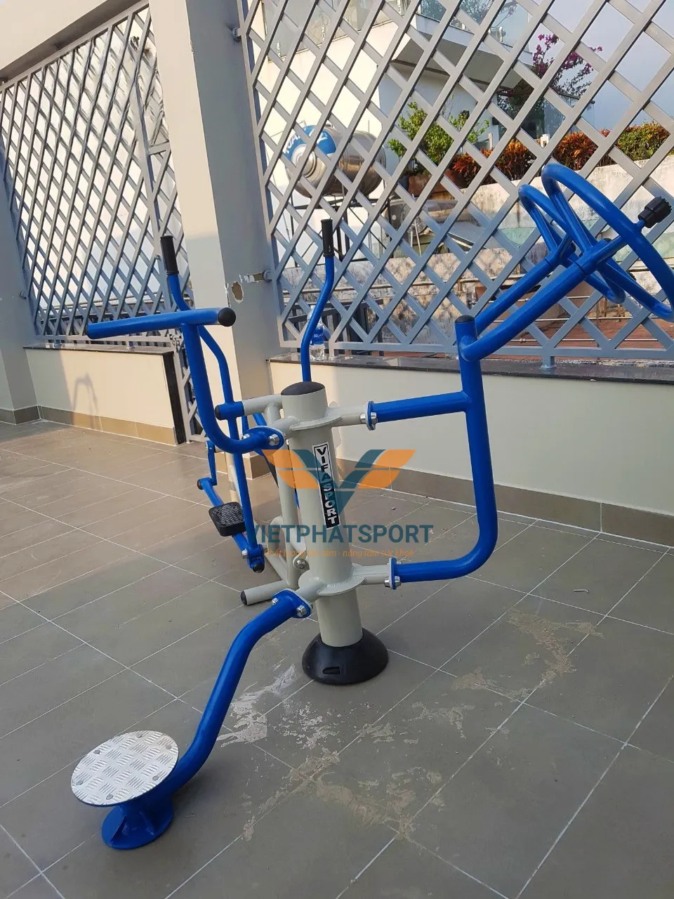 CỤM ĐẠP XE - XOAY EO - TAY VAI