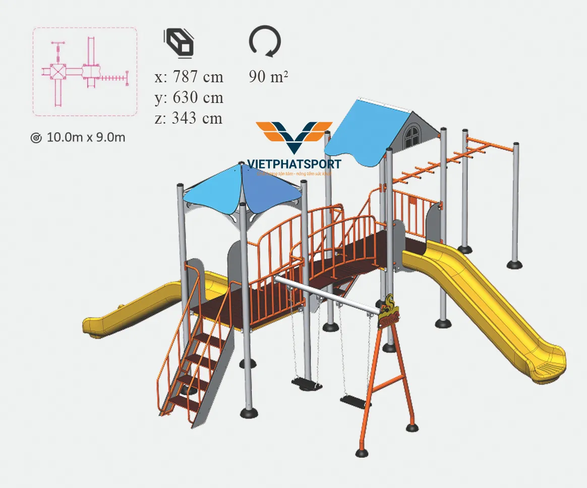 CỤM VẬN ĐỘNG LIÊN HOÀN 2 MÁI CHE NIK703221
