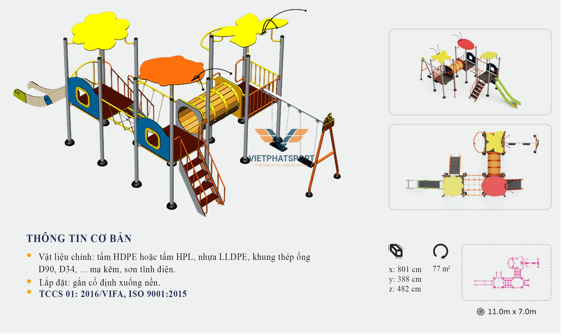 CỤM VẬN ĐỘNG LIÊN HOÀN 3 MÁI CHE NIK705311