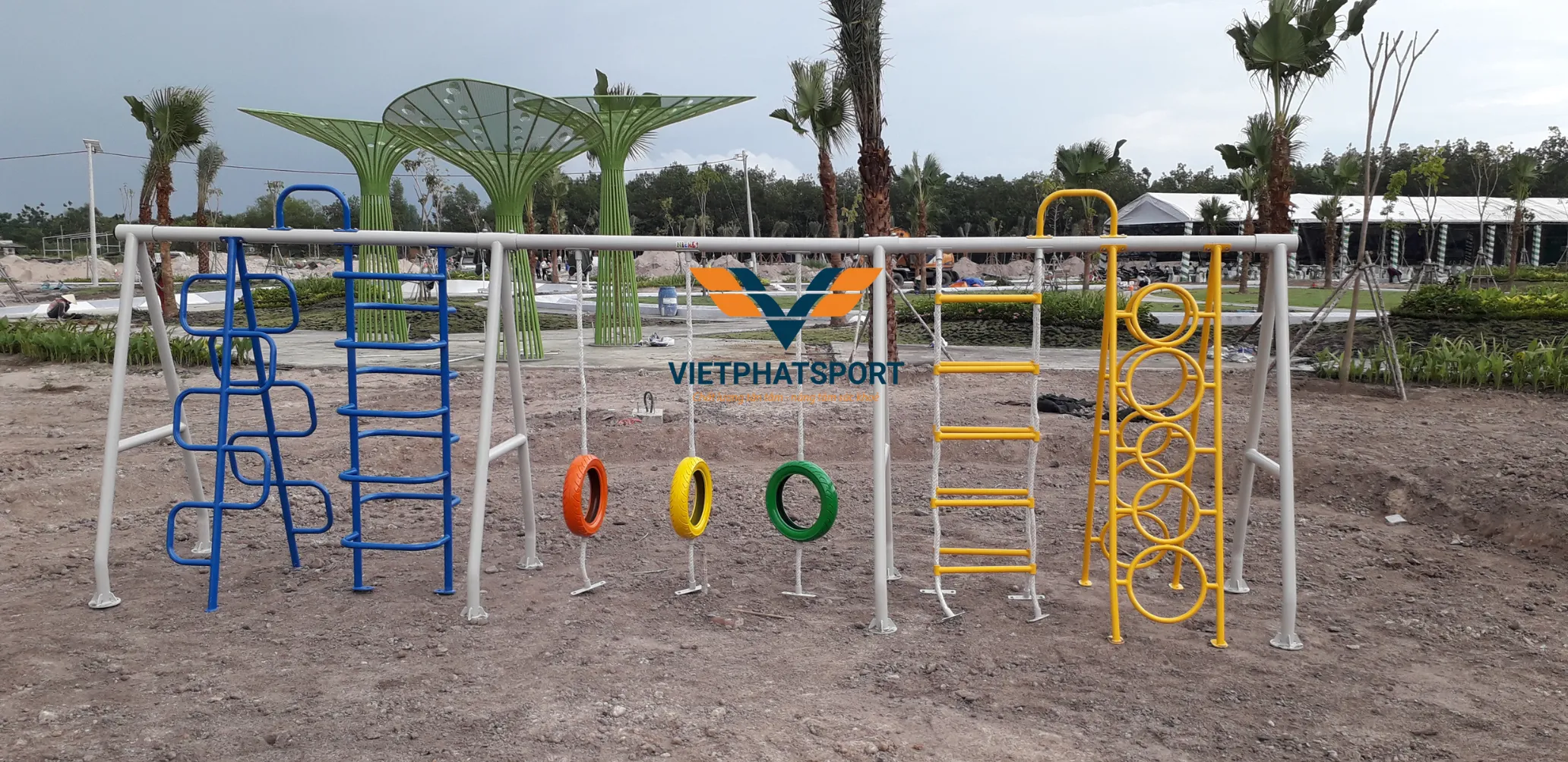 KHUNG VẬN ĐỘNG 3 CỤM THANG LEO NIK731003-CT