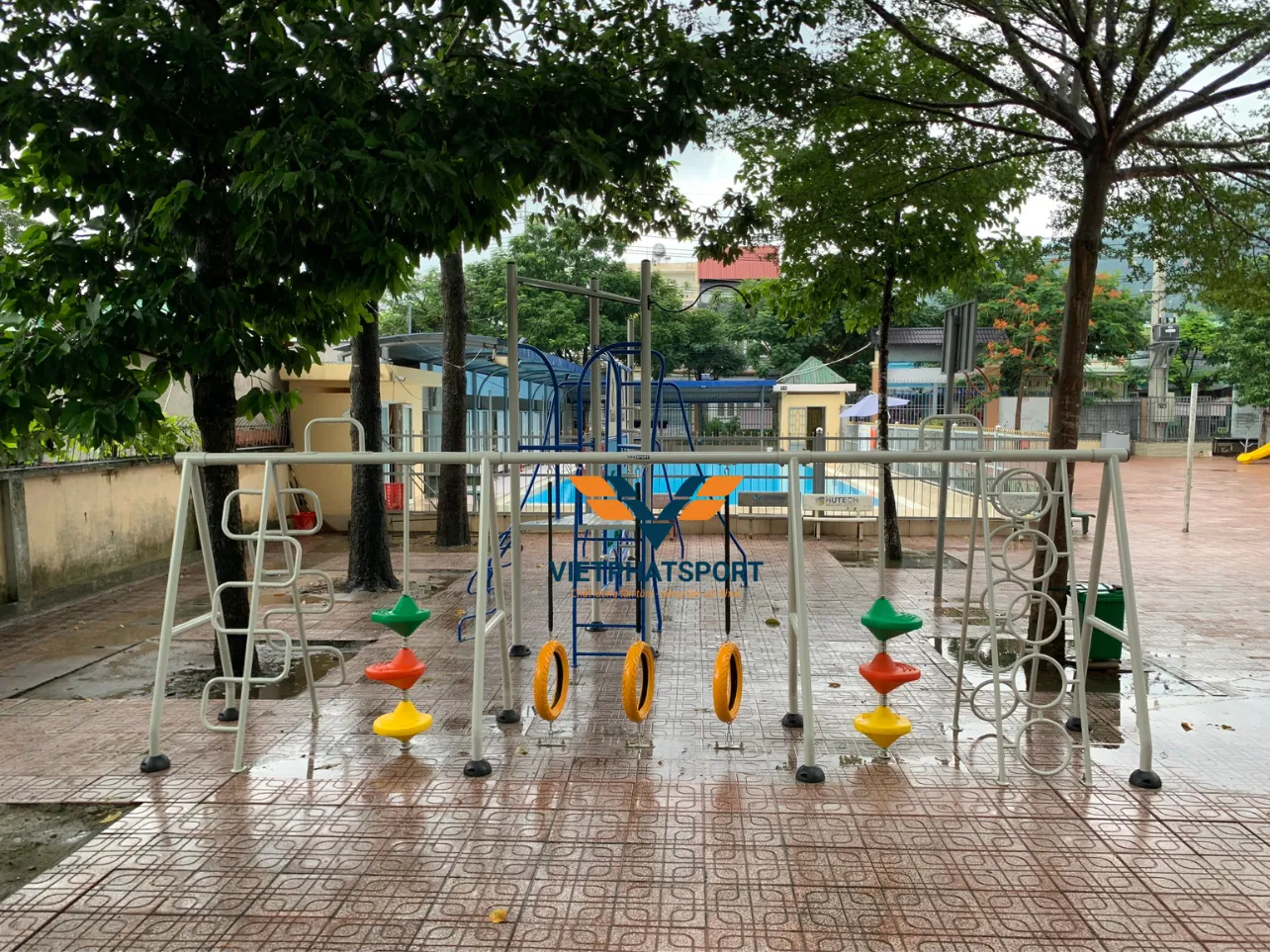 KHUNG VẬN ĐỘNG 3 CỤM THANG LEO NIK731003-CT