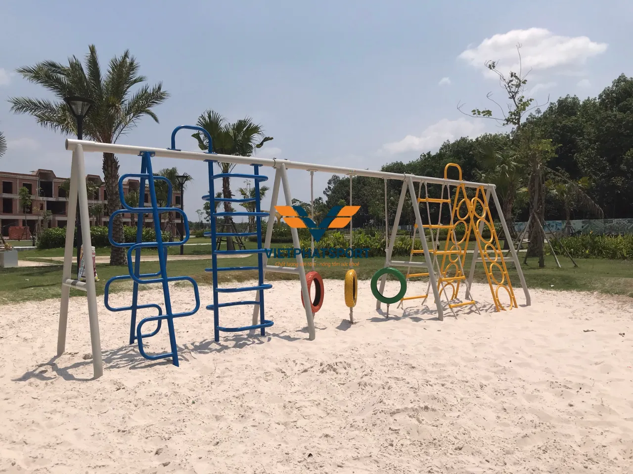 KHUNG VẬN ĐỘNG 3 CỤM THANG LEO NIK731003-CT