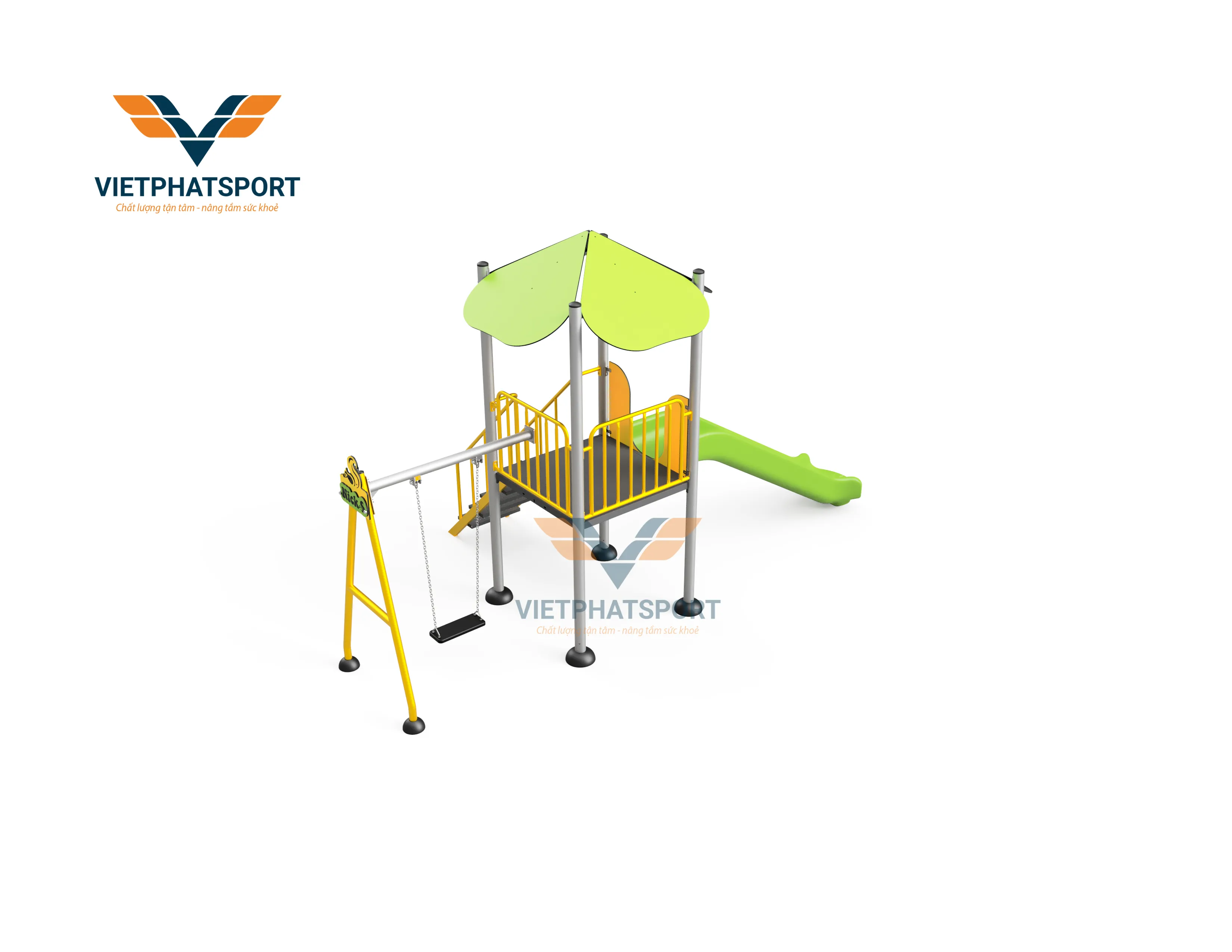 NHÀ CHÒI THANG LEO, CẦU TRƯỢT, XÍCH ĐU NIK731146-3