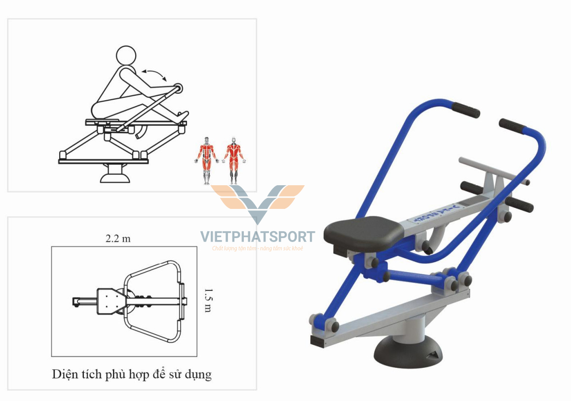 DỤNG CỤ CHÈO THUYỀN 711602