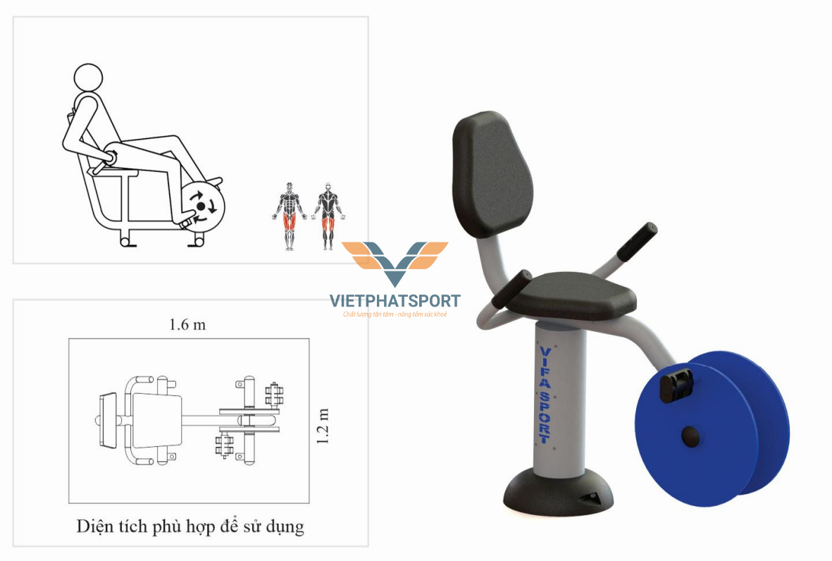 DỤNG CỤ ĐẠP XE TỰA LƯNG 711531