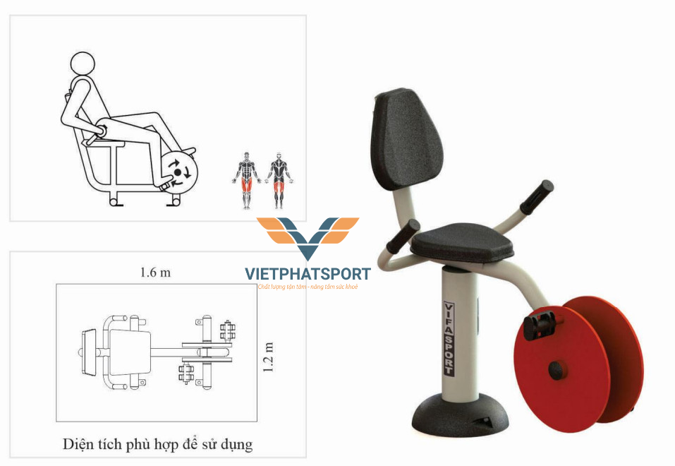 DỤNG CỤ ĐẠP XE TỰA LƯNG 731423