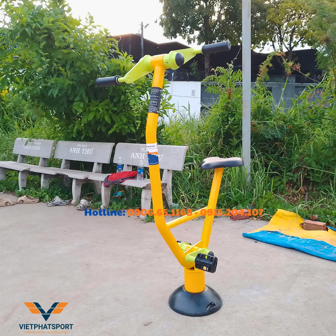DỤNG CỤ ĐẠP XE KẾT HỢP XOAY TAY GIÁ RẺ