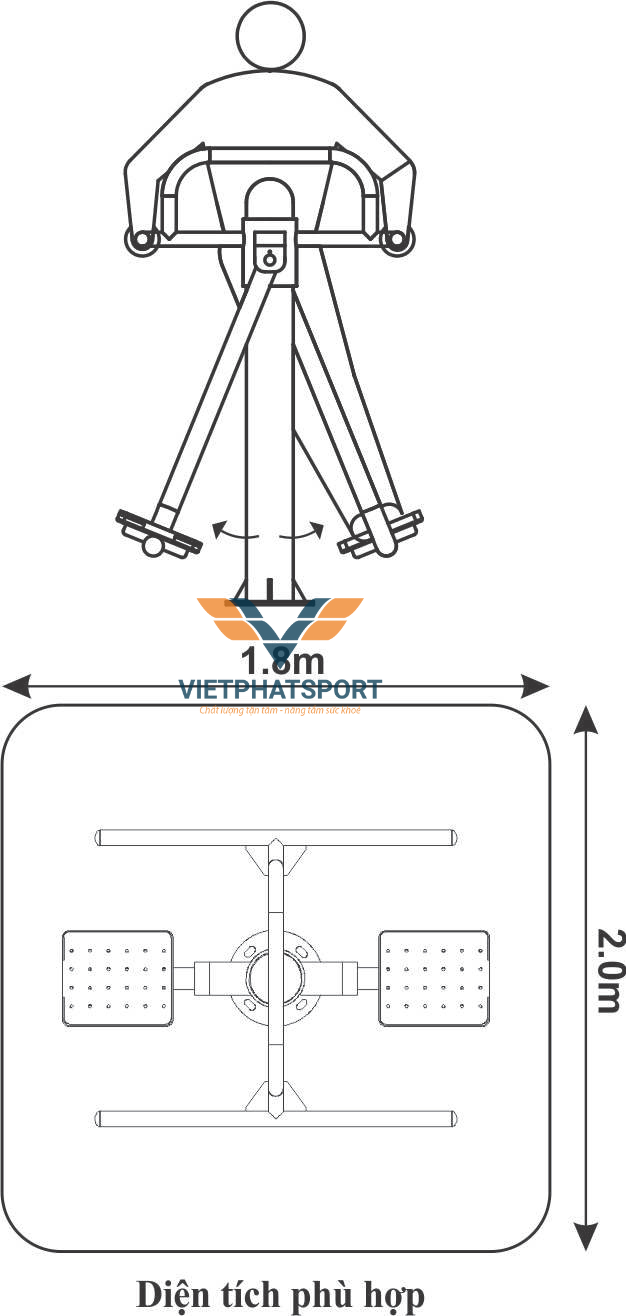 DỤNG CỤ LẮC HÔNG ĐÔI TR-2200