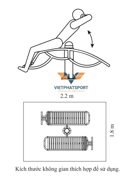 DỤNG CỤ LƯNG BỤNG ĐÔI TR-2100